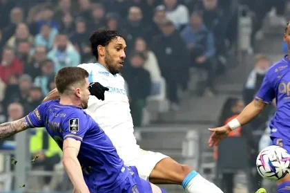 Ligue 1&nbsp;: Aubameyang muet, l’OM freiné dans son élan par Monaco