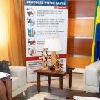 Françoise Ndayishimye reçue en audience par le ministre gabonais de la Santé