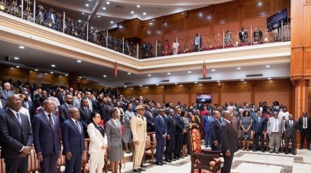 Ali Bongo à l’audience de rentrée solennelle de la Cour Constitutionnelle