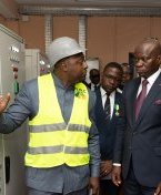 Oligui Nguema et Adesina inaugurent une station de pompage pour le Grand Libreville