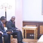 Ali Bongo échange avec une délégation du Fonds monétaire international