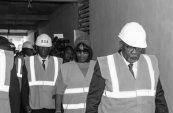 Akure-Davain inspecte l’ENM et le chantier de l’annexe du tribunal de Libreville