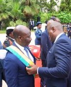 Le président Oligui Nguema honore les artisans du règlement de la dette intérieure