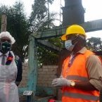 Visite du site d’incinération de la société de gestion des déchets à risques infectieux HSE Gabon