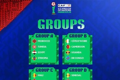 CAN U-17 Maroc 2026&nbsp;: Des groupes assez relevés pour la compétition des jeunes
