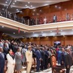 Ali Bongo à l’audience de rentrée solennelle de la Cour Constitutionnelle