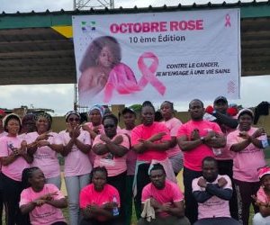 Octobre rose : La mairie de Ndendé organise une séance fitness de sensibilisation contre les cancers féminins