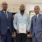 Coaching&nbsp;: Louis Djasmy Mavoungou Nfoumbi, premier Gabonais titulaire de la licence A de l’IHF, honoré par la tutelle
