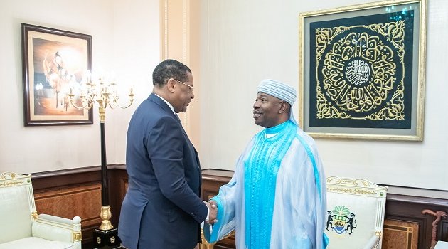 Daniel Ona Ondo reçu en audience par Ali Bongo