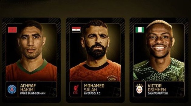 CAF Awards 2025 : Denis Bouanga écarté de la short-list, Hakimi, Salah et Osimhen finalistes