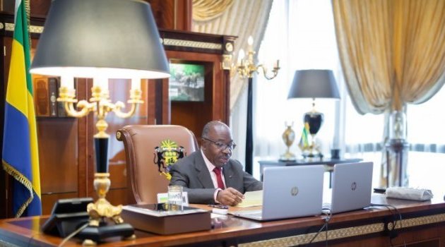 Ali Bongo prend part au Sommet extraordinaire Chine-Afrique par visioconférence