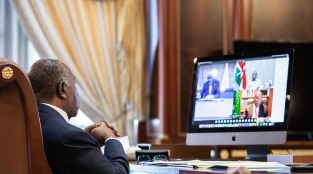 Visioconférence&nbsp;: Ali Bongo prend part à une réunion de l’Union africaine sur le Covid-19