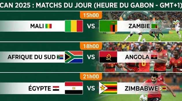 CAN 2025&nbsp;: Mali, Egypte, Afrique du sud en piste... les matchs prévus ce lundi 22 décembre