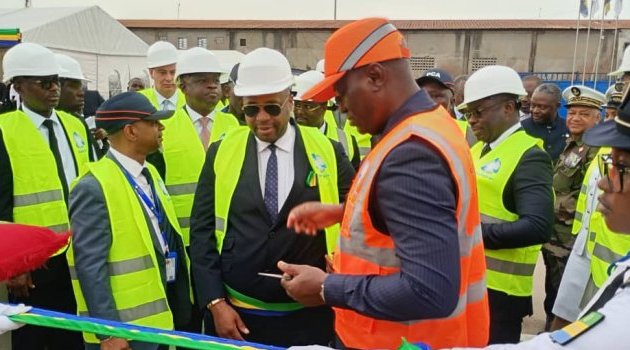 Port-Gentil&nbsp;: Oligui Nguema enchaîne les inaugurations à fort impact social