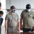 Lee White et Oswald Séverin Mayounou en visite à la ZERP de Nkok